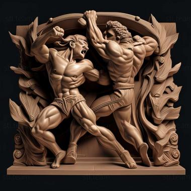 3D модель Mission Defeat Your Rival Fierce Fighting Win Out in th (STL)